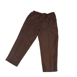 Kim Rogers Brown Pants Ladies 16 Petite Short Office Wear Dress Pants 16P CAREER